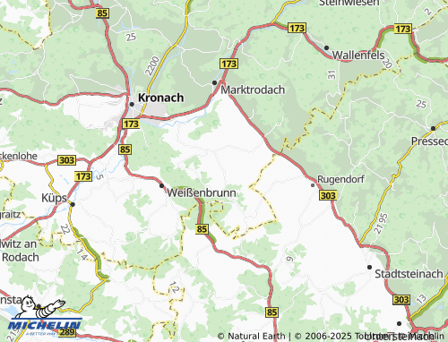 MICHELIN-Landkarte Wötzelsdorf - ViaMichelin