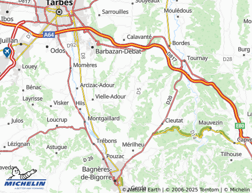 MICHELIN-Landkarte Hitte - ViaMichelin