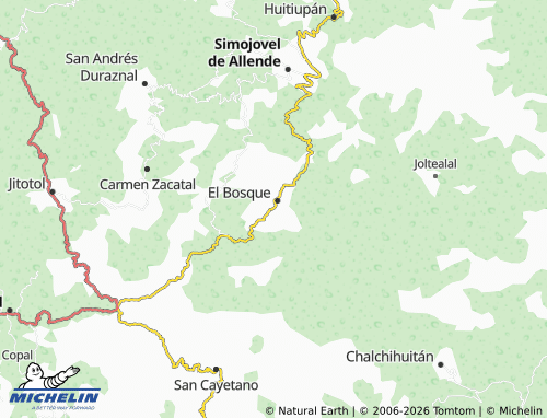 Kaart MICHELIN Santa Lucía II - ViaMichelin