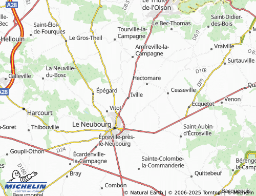 MICHELIN Iville map - ViaMichelin
