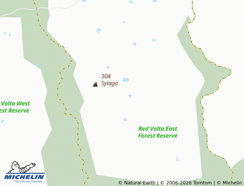 MICHELIN Binaba map - ViaMichelin