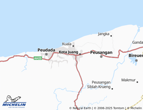 MICHELIN Bireun Meunasah Blang map - ViaMichelin