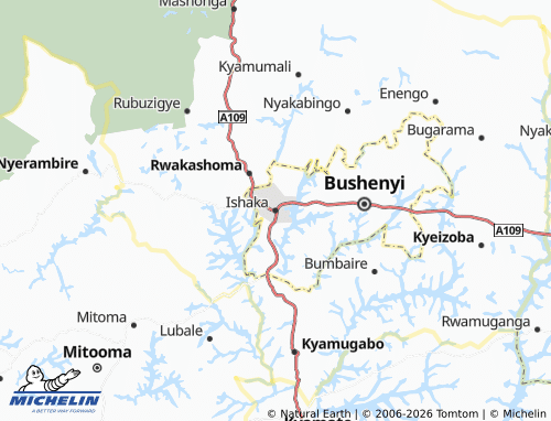 Mappa MICHELIN Ishaka - ViaMichelin