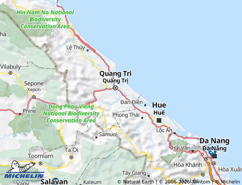 MICHELIN Triệu Phong map - ViaMichelin