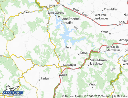 MICHELIN Pers map - ViaMichelin