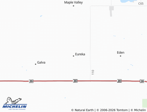 Mappa MICHELIN Eureka - ViaMichelin