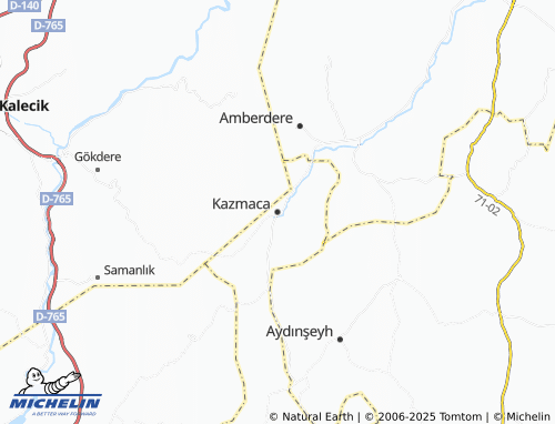 MICHELIN Kazmaca map - ViaMichelin