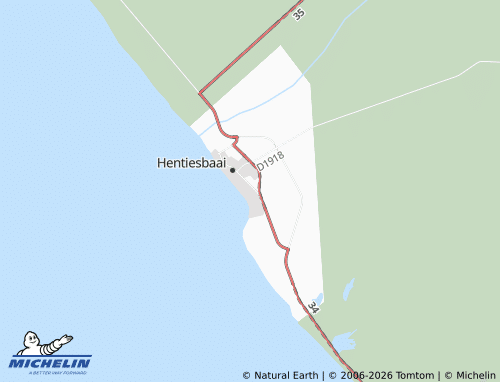 Mappa MICHELIN Hentiesbaai Extension 6 - ViaMichelin