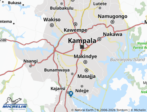 Mapa MICHELIN Ndeeba - ViaMichelin