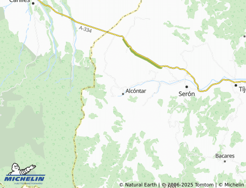 MICHELIN Alcóntar map - ViaMichelin