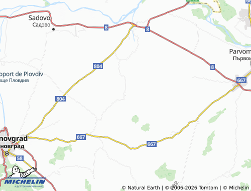 MICHELIN Konush map - ViaMichelin