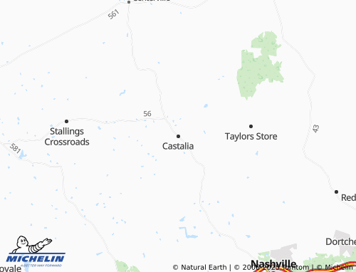 MICHELIN Castalia map - ViaMichelin