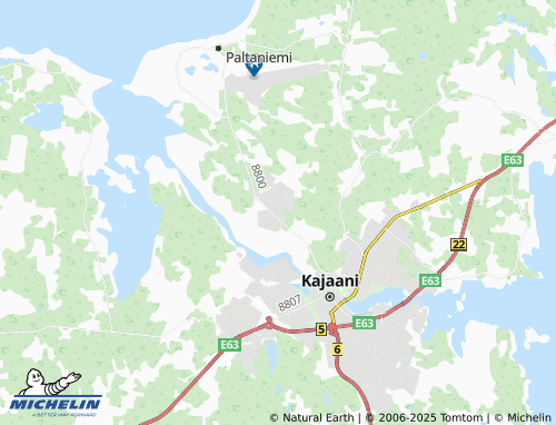 MICHELIN Nakertaja map - ViaMichelin