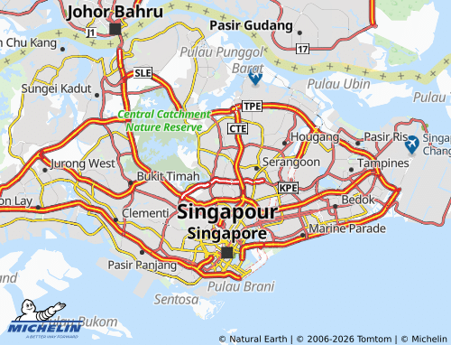 Kaart MICHELIN Bishan - ViaMichelin