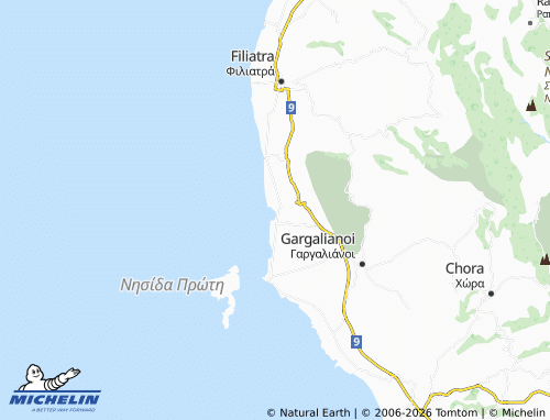 MICHELIN Lagkouvardos map - ViaMichelin