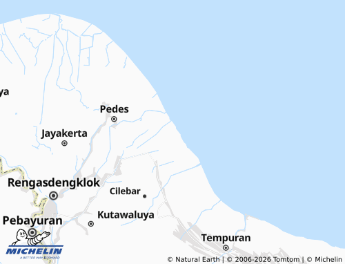 Carte MICHELIN Pusakajaya Utara - ViaMichelin