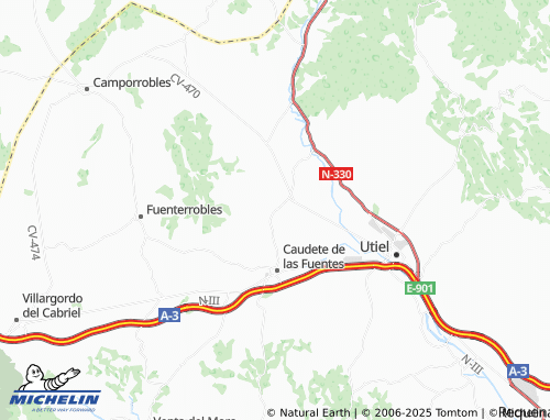 MICHELIN Las Casas map - ViaMichelin