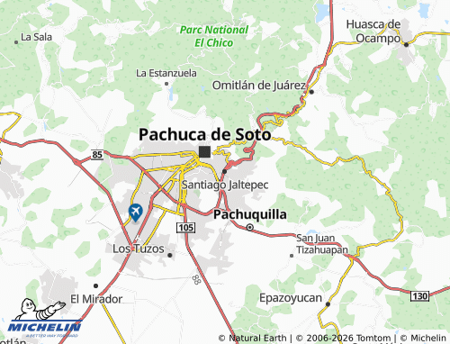 MICHELIN-Landkarte Santiago Jaltepec - ViaMichelin