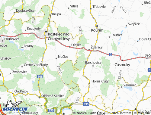 Mappa MICHELIN Krymlov - ViaMichelin