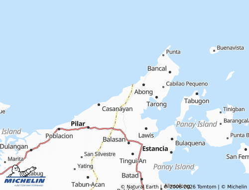 MICHELIN Dayhagan map - ViaMichelin