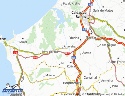 MICHELIN Amoreira map - ViaMichelin