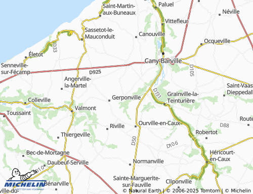 MICHELIN Bertheauville map - ViaMichelin
