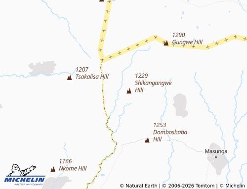 Mapa MICHELIN Shikangangwe - ViaMichelin
