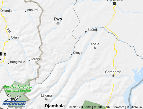 Mapa MICHELIN Okoyo - ViaMichelin