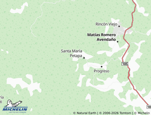 Mappa MICHELIN Santo Domingo Petapa - ViaMichelin