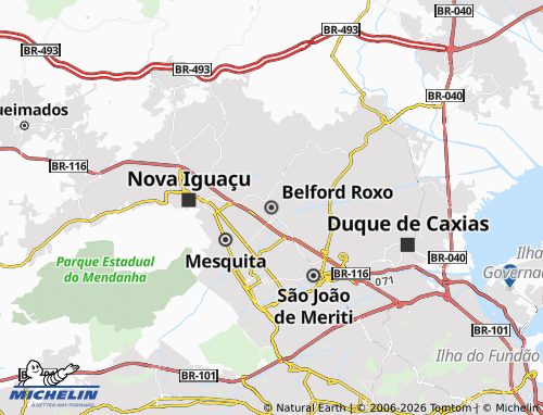 Mappa MICHELIN Belford Roxo - ViaMichelin