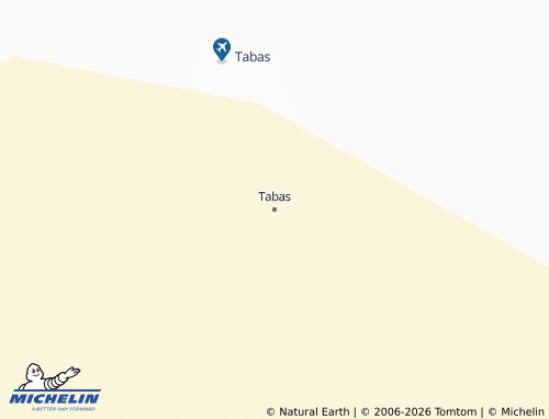 Kaart MICHELIN Tabas - ViaMichelin