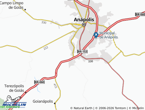 Mapa MICHELIN Parque Calixtópolis - ViaMichelin