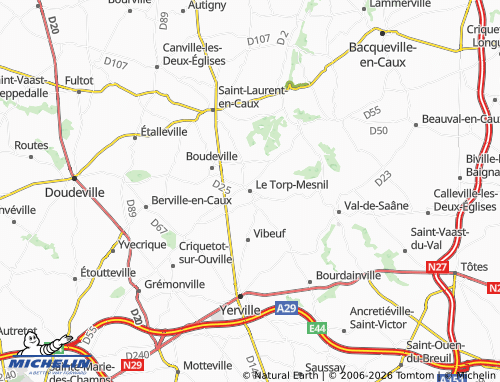 Mapa MICHELIN Le Torp-Mesnil - ViaMichelin