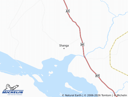 Mapa MICHELIN Shanga - ViaMichelin