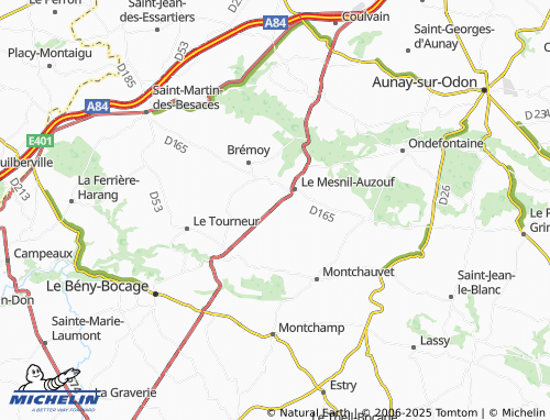 Carte MICHELIN Montamy - ViaMichelin