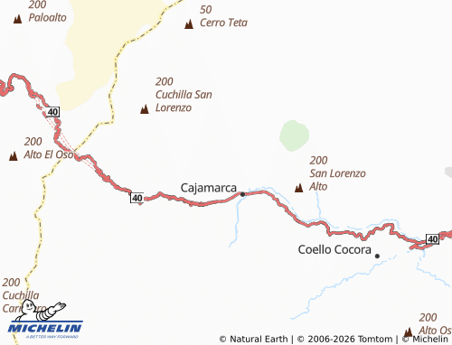 MICHELIN Rincón Placer map - ViaMichelin
