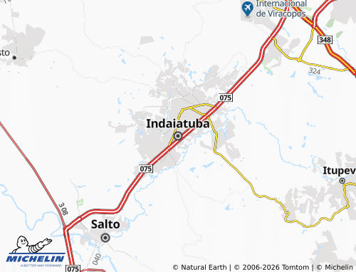 Mapa MICHELIN Indaiatuba - ViaMichelin