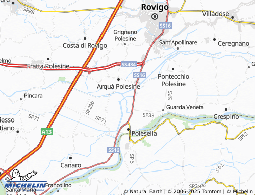 Carte MICHELIN Gagliani - ViaMichelin
