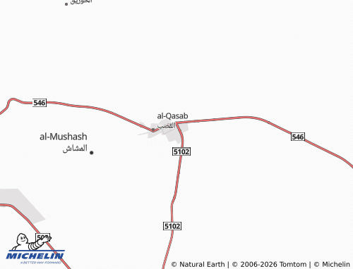 MICHELIN-Landkarte al-Nuzhah - ViaMichelin