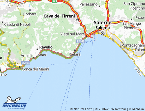 Carte MICHELIN Erchie - ViaMichelin