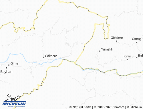 MICHELIN Akbulut map - ViaMichelin