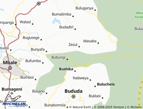 MICHELIN Buteza map - ViaMichelin