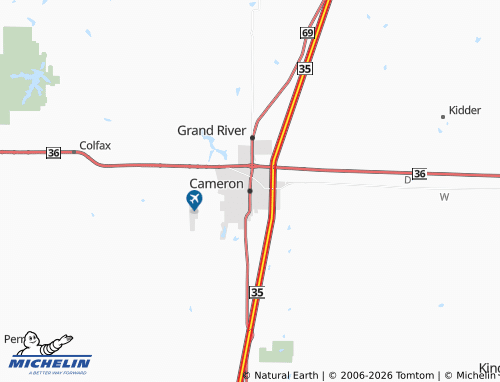 Mappa MICHELIN Cameron - ViaMichelin