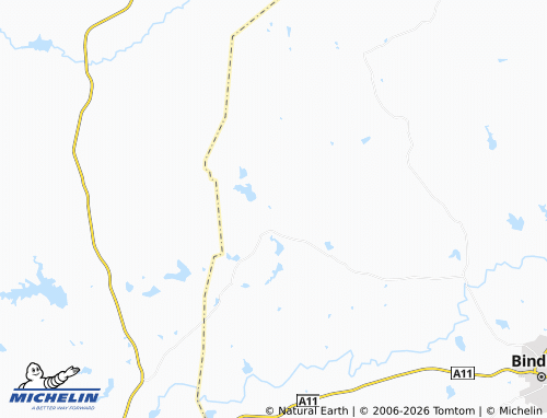 MICHELIN Dunmaglas Extension map - ViaMichelin