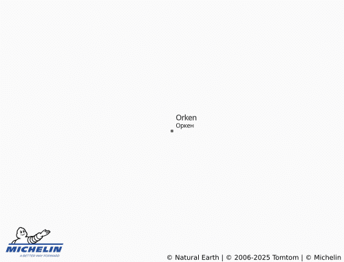 MICHELIN Orken map - ViaMichelin