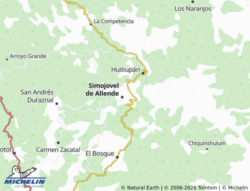 Carte MICHELIN Sharpes - ViaMichelin