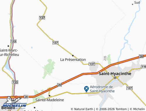 MICHELIN La Présentation map - ViaMichelin
