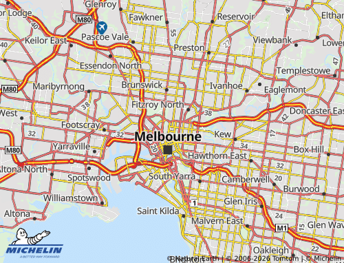 Mapa MICHELIN Carlton - ViaMichelin