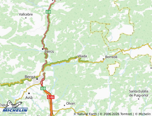 Kaart MICHELIN Vilada - ViaMichelin