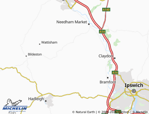 Mappa MICHELIN Offton - ViaMichelin